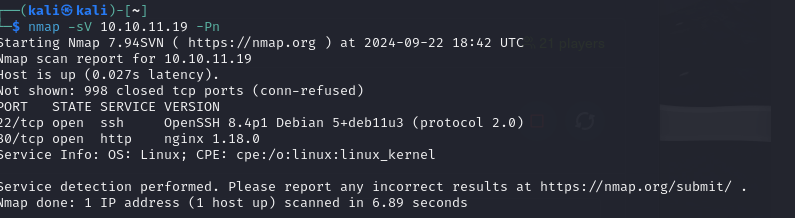 nmap