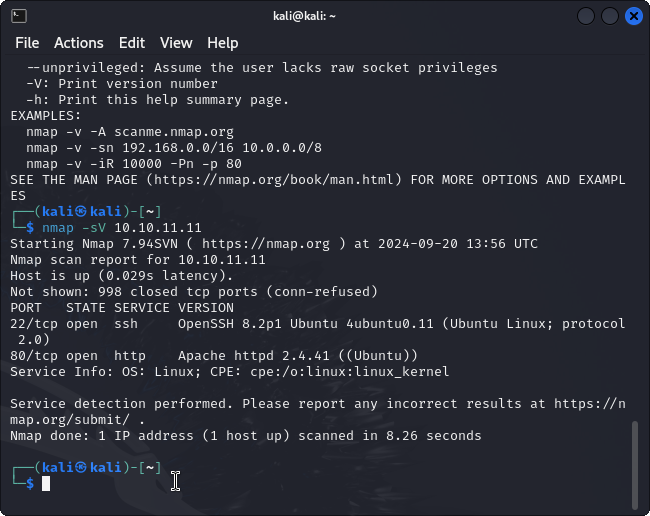 nmap